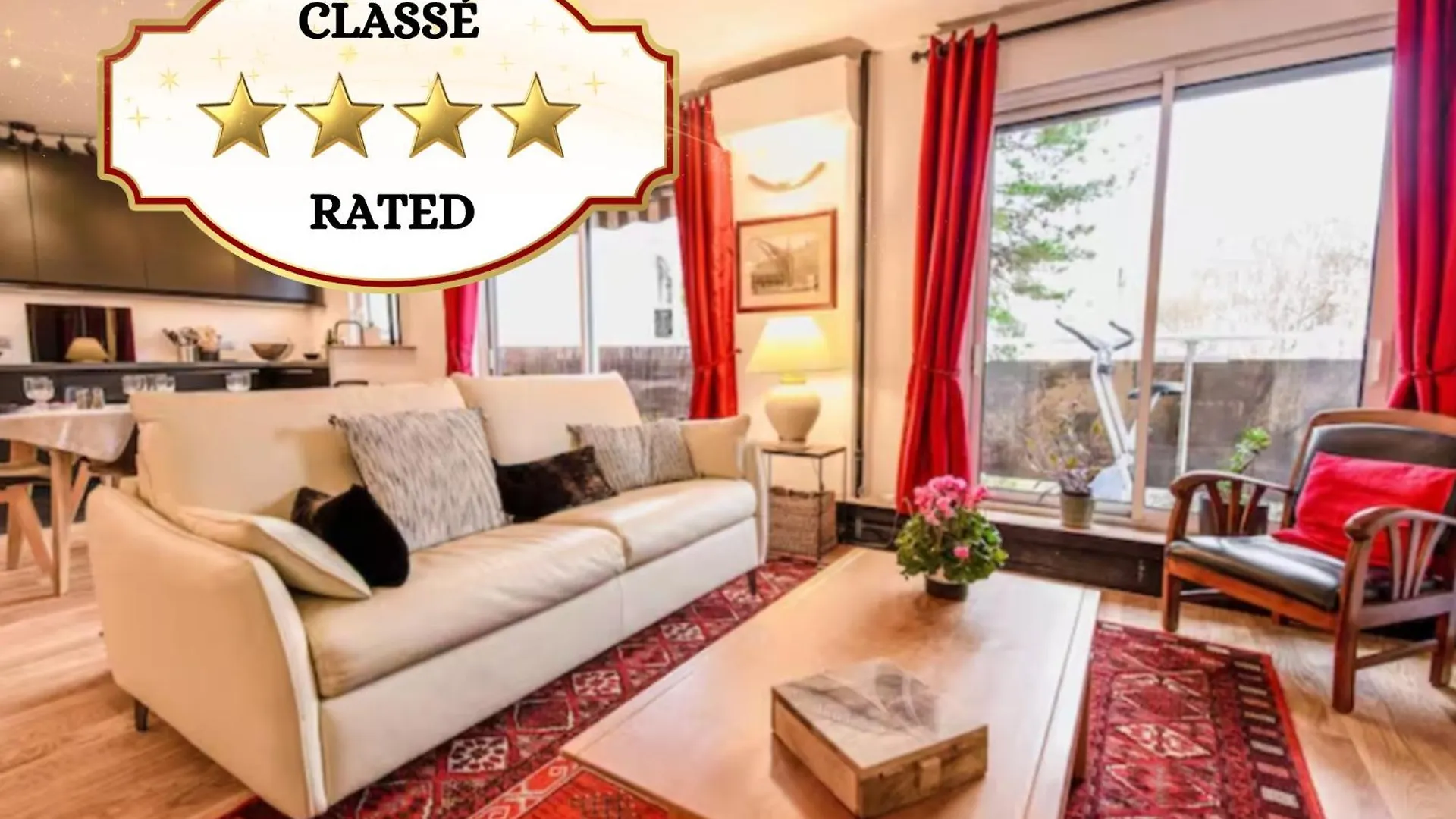 Apartment Paris-daumesnil - Grand 2 Pieces 4 Etoiles De Charme Sur Jardin - 61m2, Pour 4p - Large 4 Star Charming 1 Bedroom For 4 With Ac *